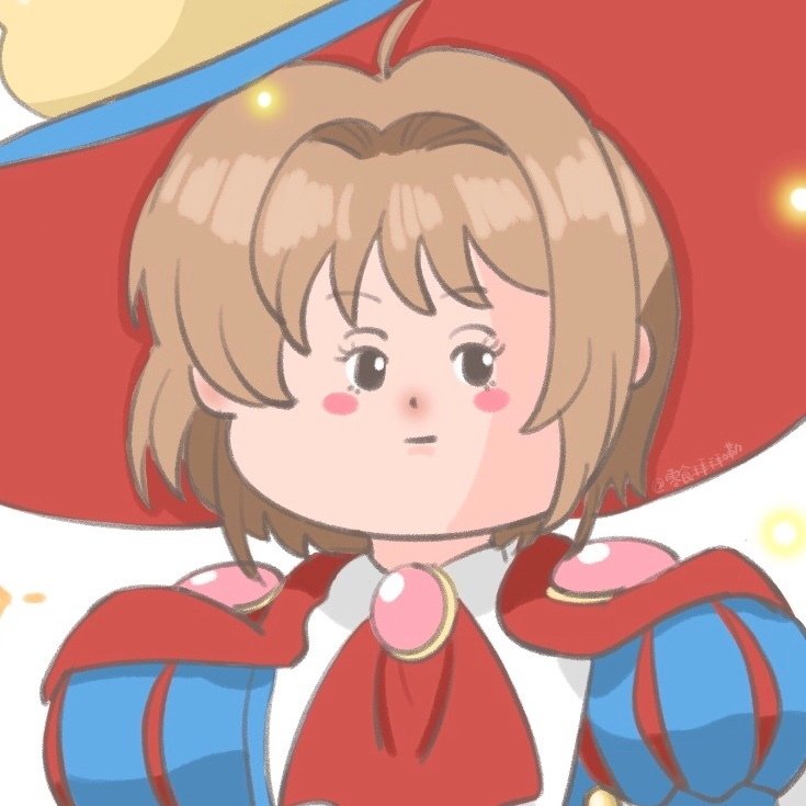 豆豆眼魔卡少女樱手绘头像图片大全