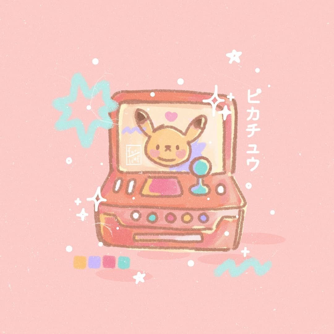 可爱卡通头像图片|宠物小精灵和美食的梦幻联动涂鸦