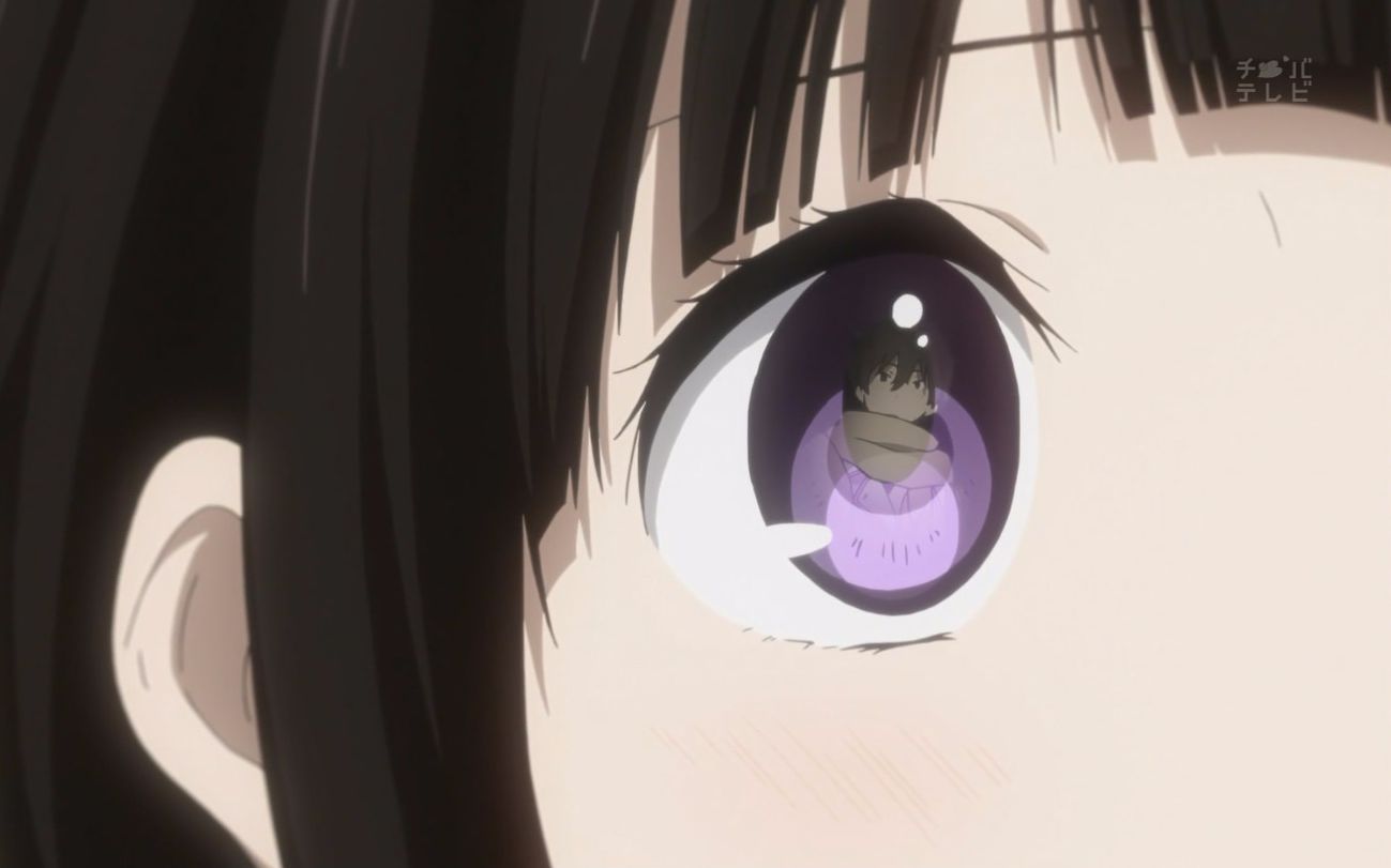 我的眼里只有你动漫情侣眼睛头像图片