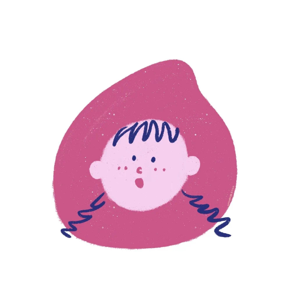 简单可爱的情侣简笔画一对两张头像图片