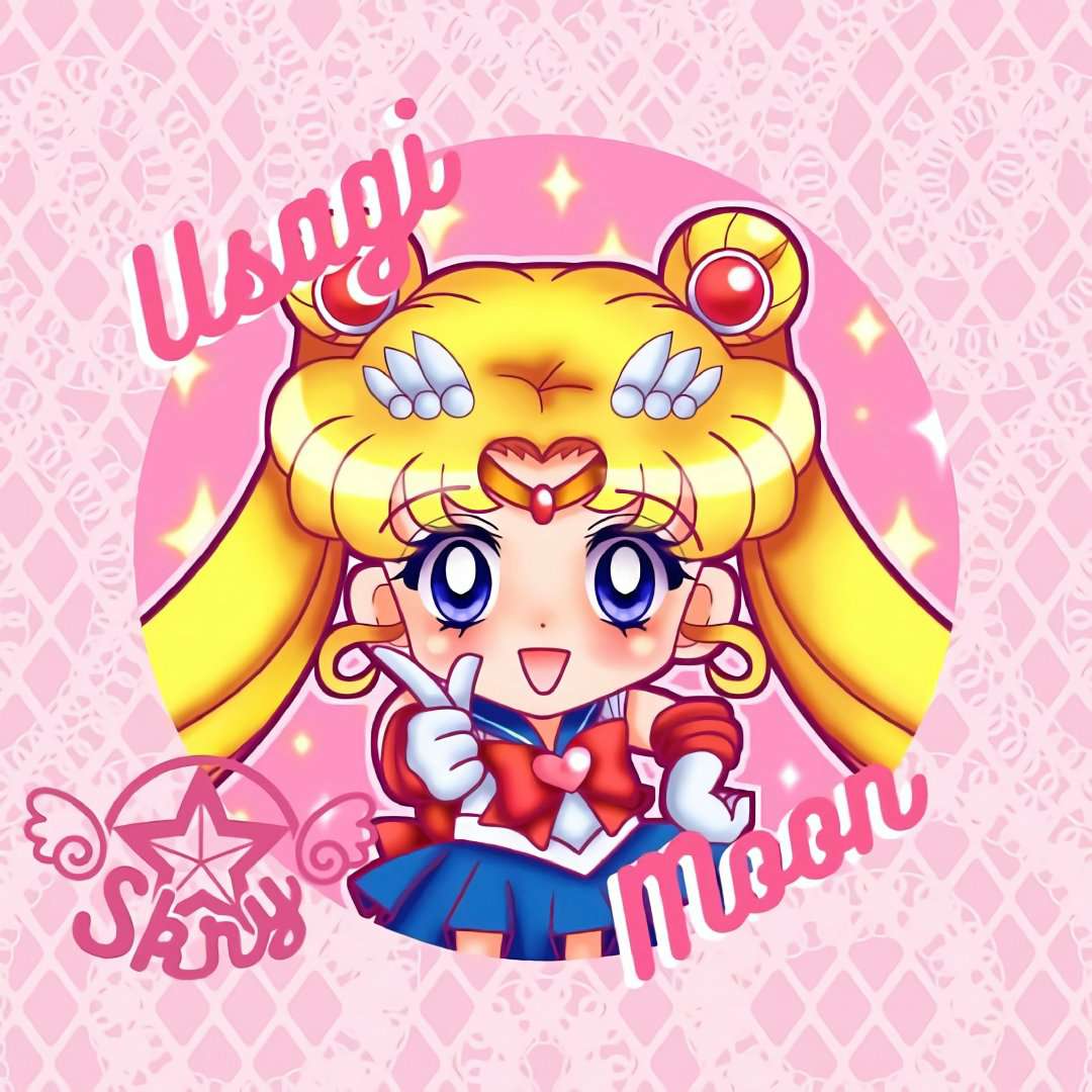 卡哇伊Q版美少女战士头像图片