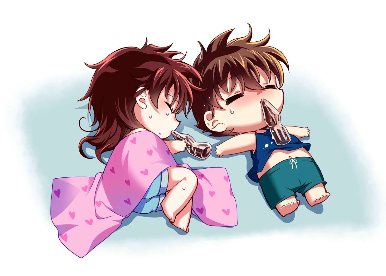 《名侦探柯南》黑羽快斗中森青子可爱头像图片大全