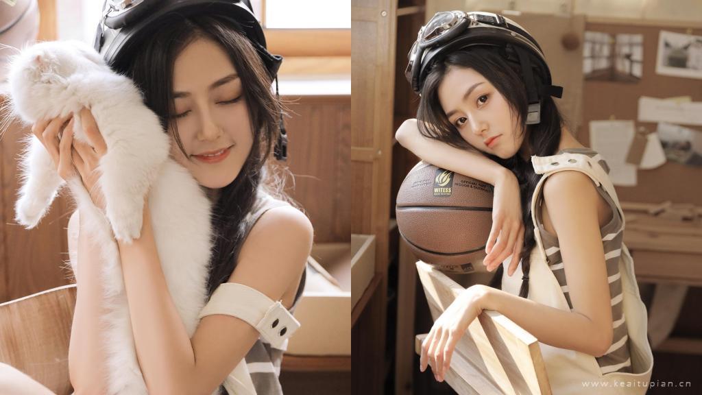 纯情懵懂少女清新甜美居家私房写真图片桌面壁纸