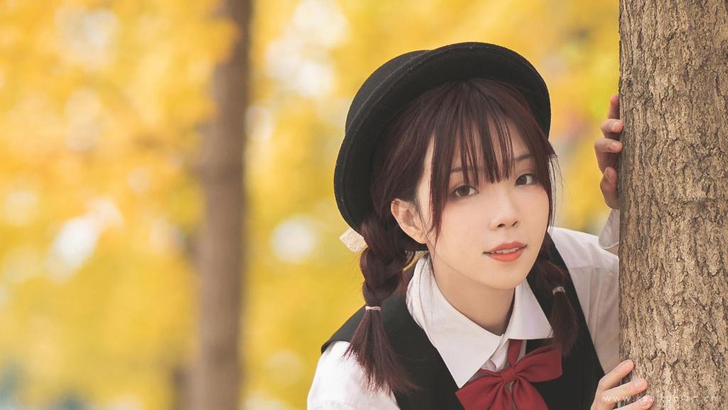 可爱日系学院风少女高清写真套图大全