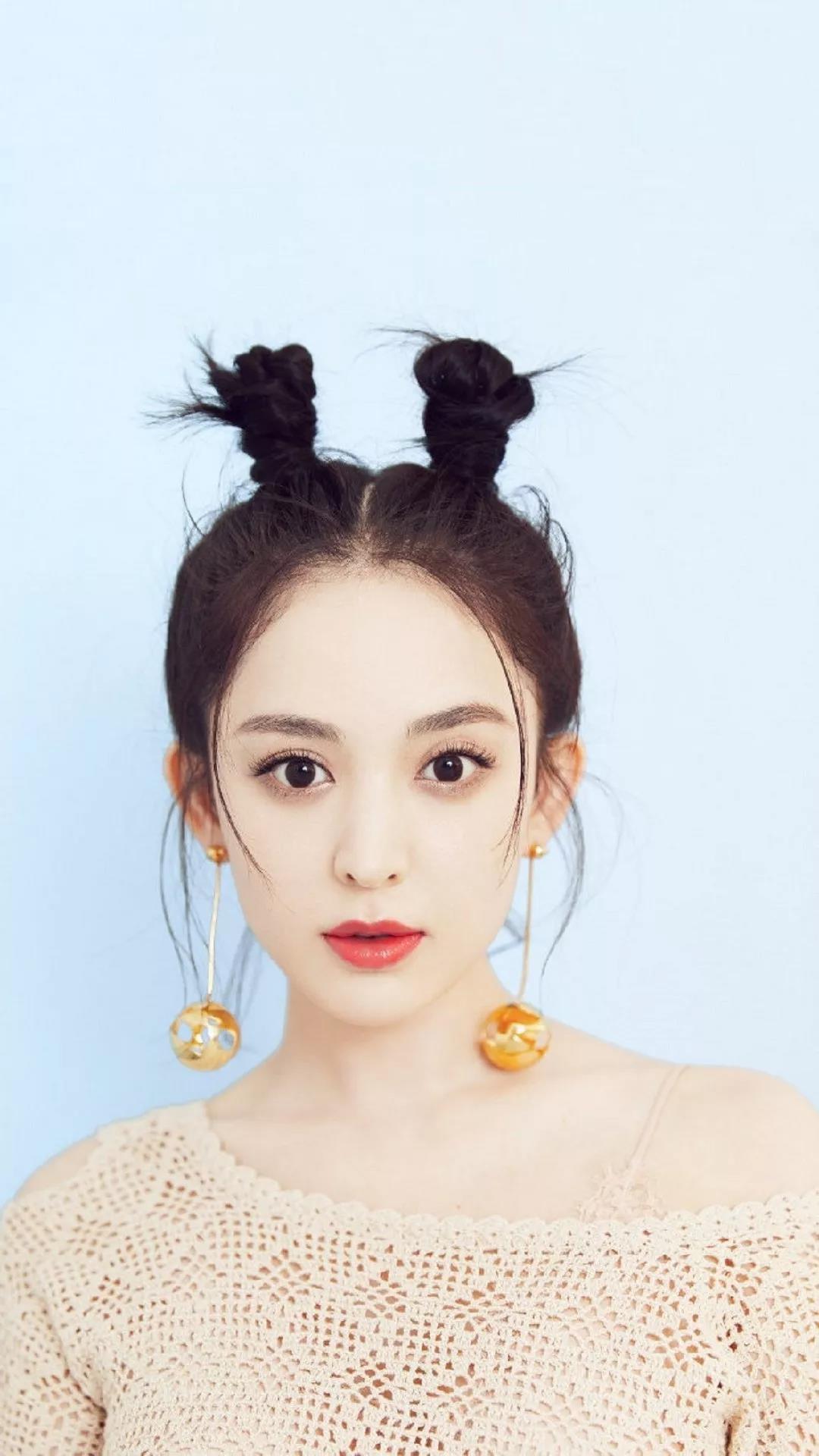 精致漂亮的美女明星古力娜扎高清手机壁纸图片