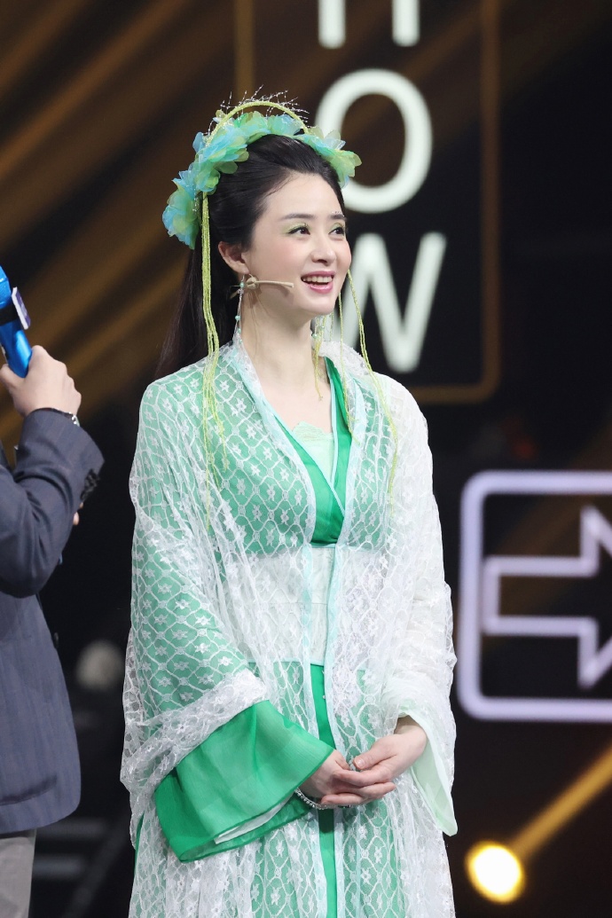 蒋欣再扮欢天喜地七仙女造型高清图片