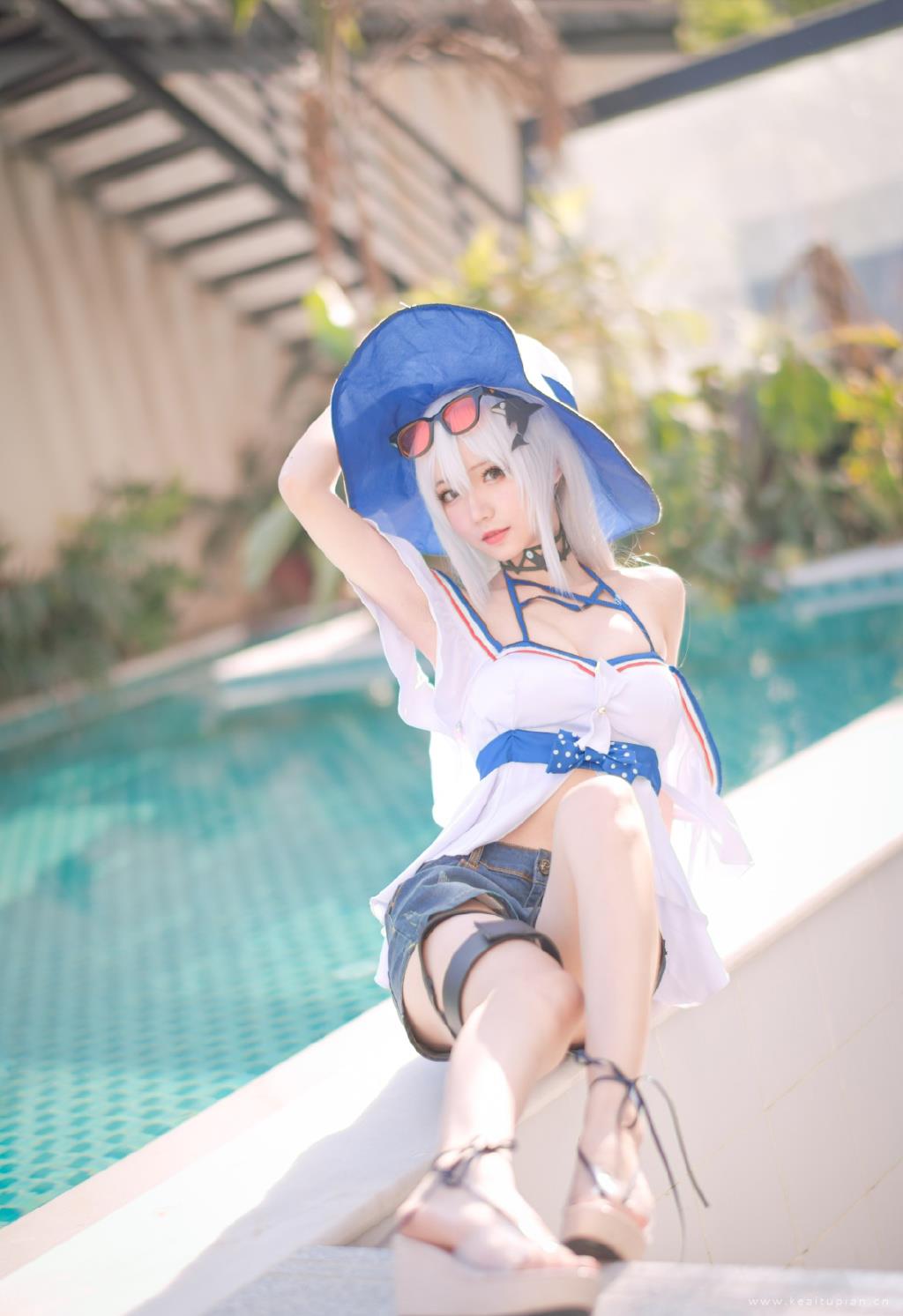 明日方舟斯卡蒂高清超美cosplay写真壁纸