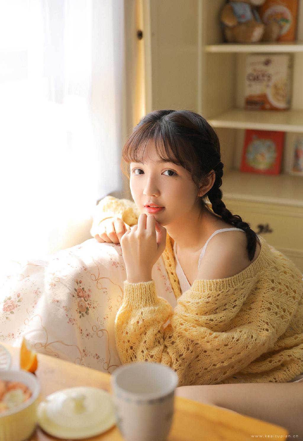 唯美双马尾俏皮美女甜美写真图片大全