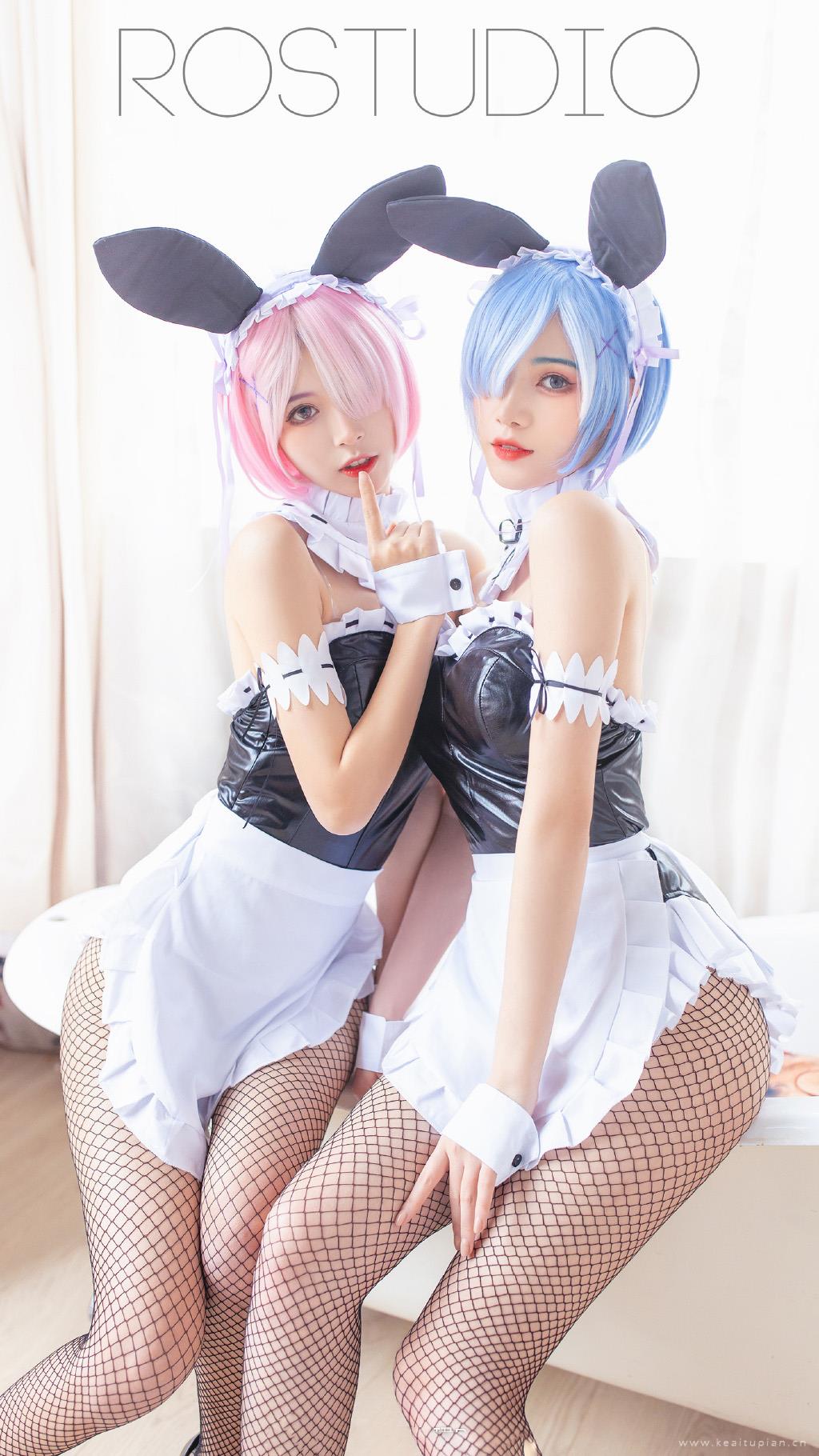 黑丝诱惑美女制服cos蕾姆拉姆高清写真图片大全