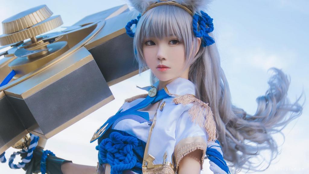 极品美女cosplay独角兽圣性感海边写真图片桌面壁纸
