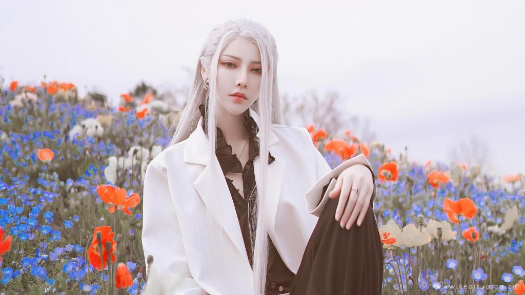 高冷气质COS夙胤言生惊艳写真图片桌面壁纸