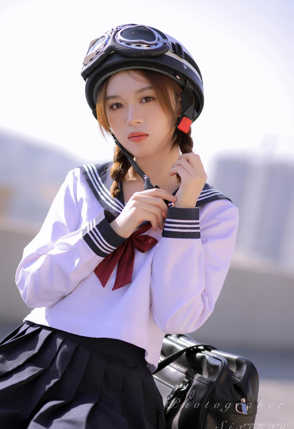 清纯迷人JK制服美女性感超短裙写真图片大全