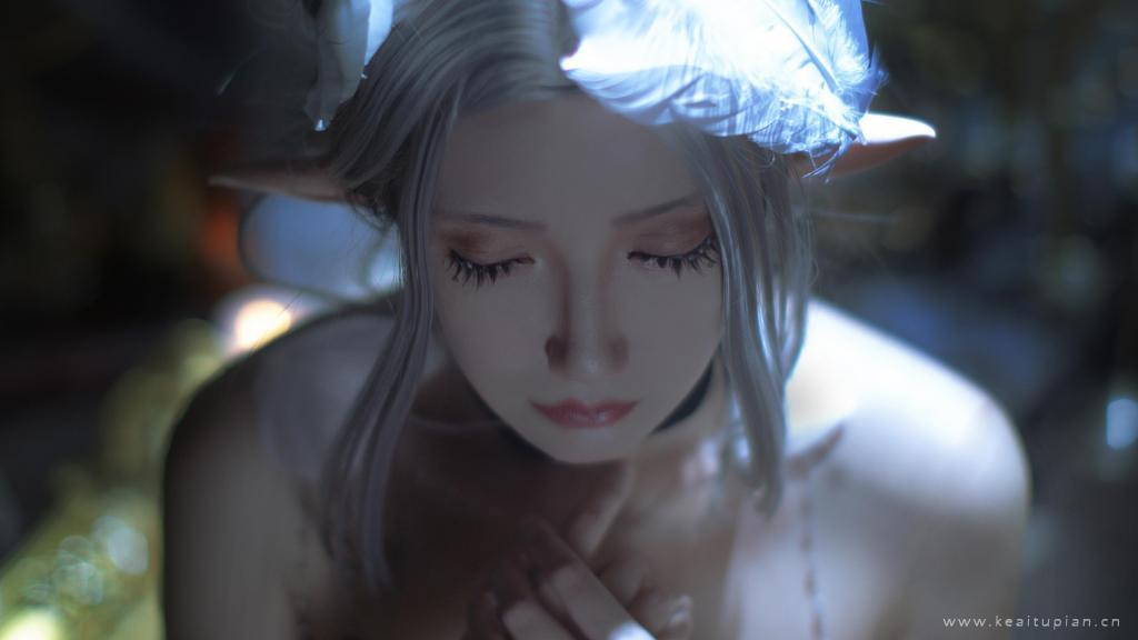 鬼刀海琴烟黑暗高贵迷人cosplay写真图片桌面壁纸