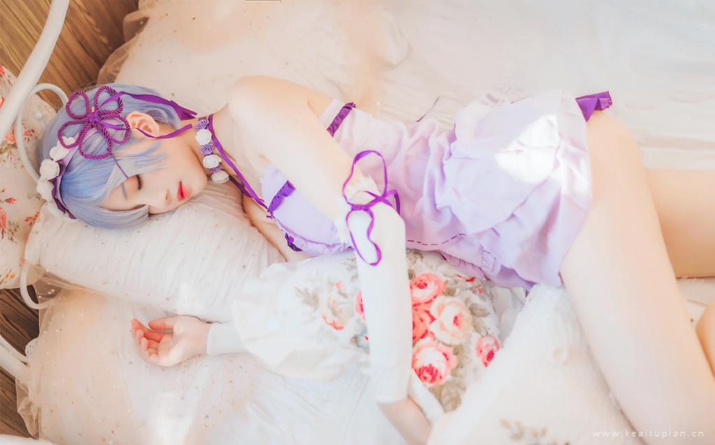 性感超短裙蕾姆cosplay诱人套图写真大全