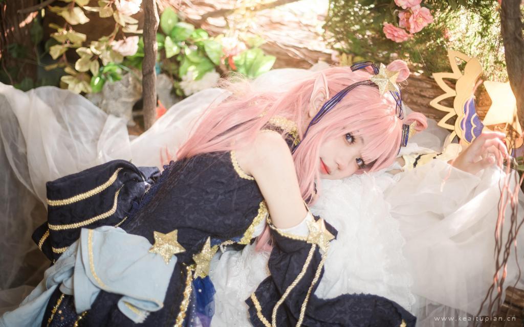 公主连结柏崎初音甜美cosplay写真图片桌面壁纸