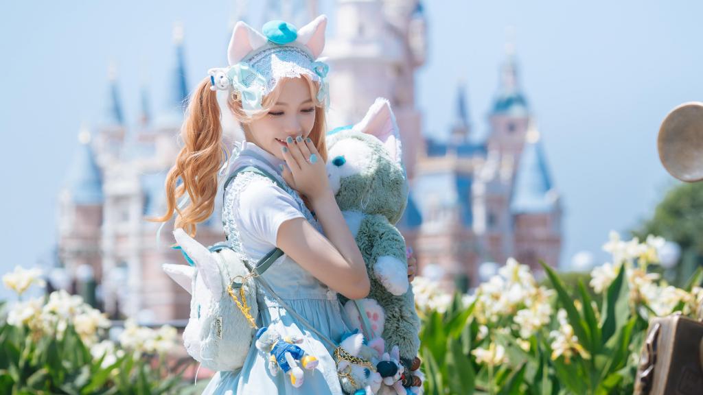 谢安然甜美洛丽塔软萌诱人写真图片桌面壁纸