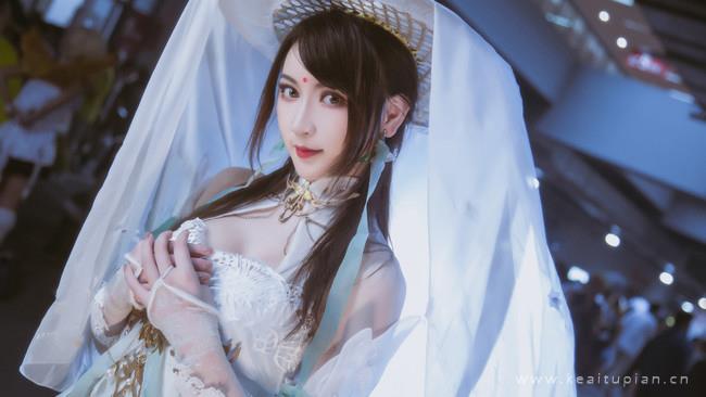 大长腿美女cosplay逆水寒游戏高清古风写真图片大全