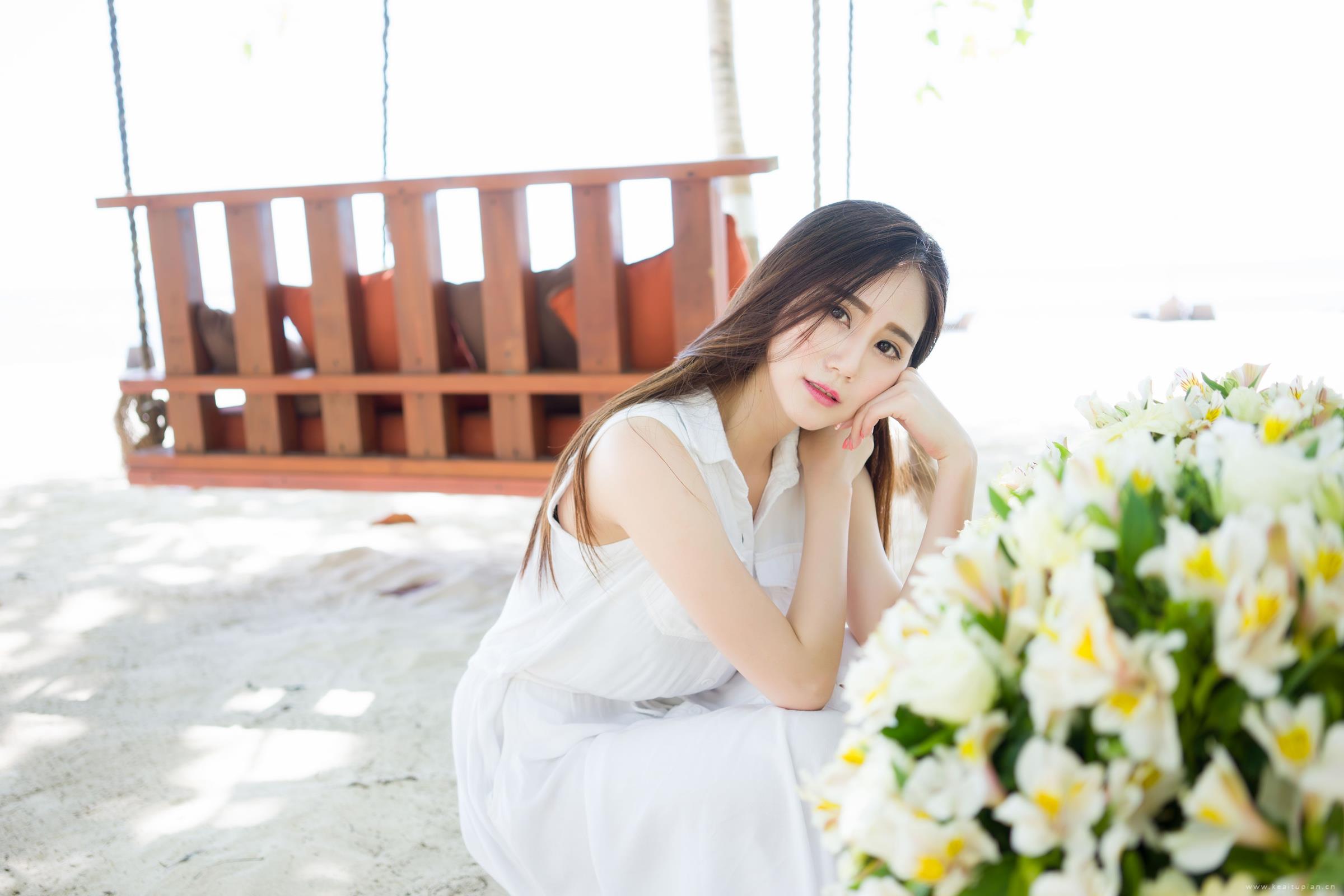 清纯典雅女神温柔气质写真图片大全