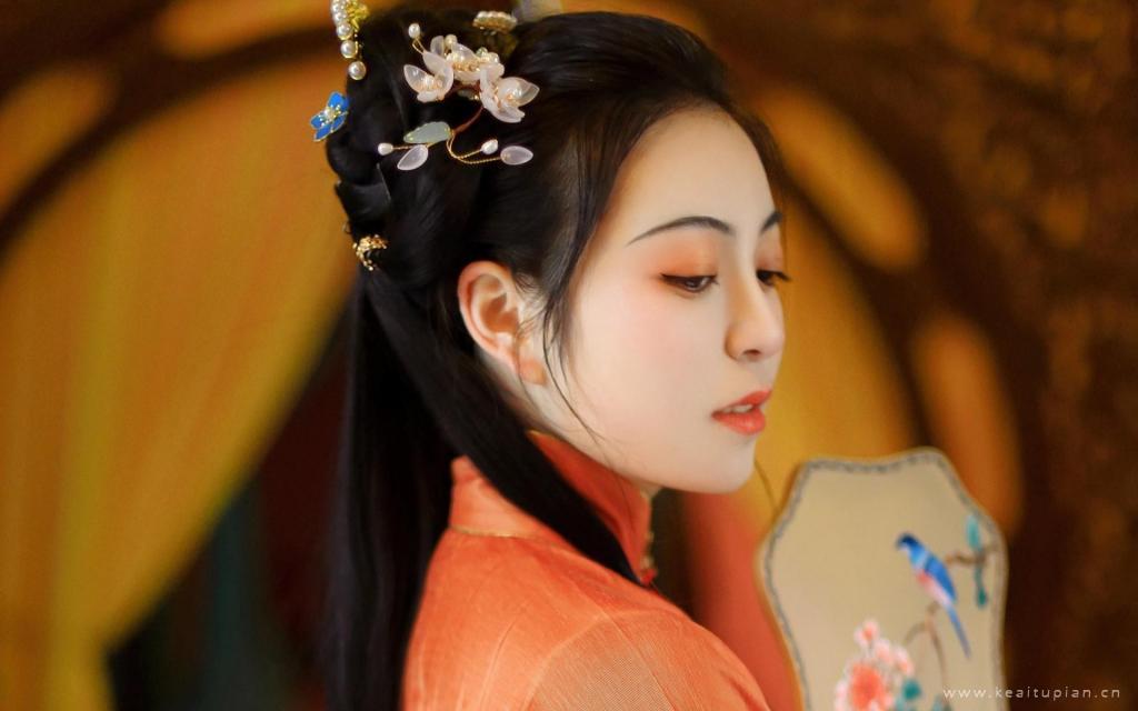 倾国倾城的古风美女端庄迷人写真图片桌面壁纸
