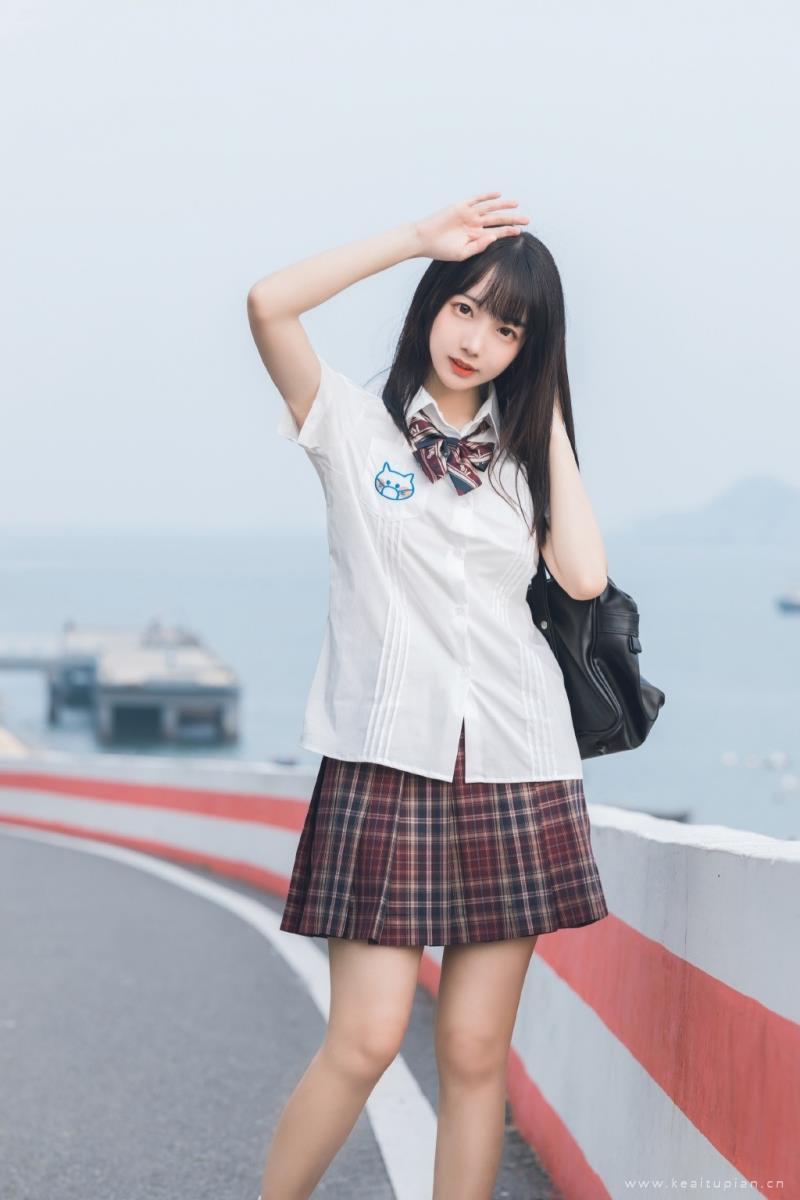 好看JK制服美女身姿窈窕曼妙女生图片