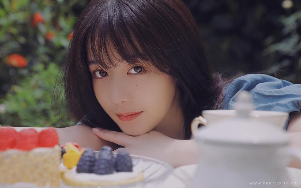 森系气质美女小清新波西米亚风长裙写真图片桌面壁纸