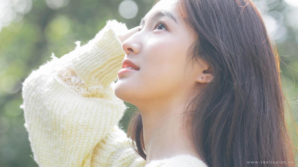 小清新唯美淡雅美女高清户外写真