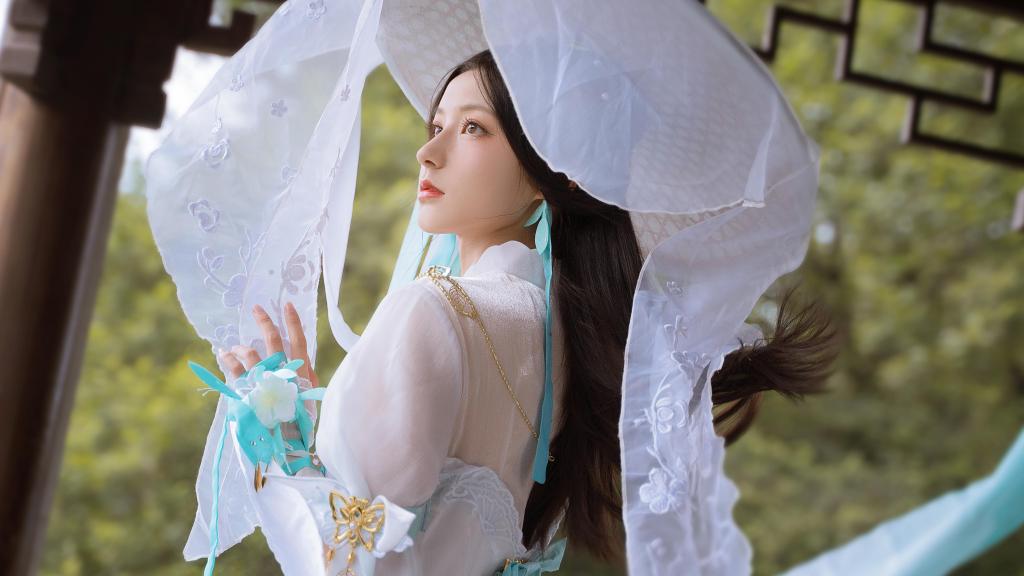 逆水寒素问cosplay高颜值性感唯美写真图片桌面壁纸