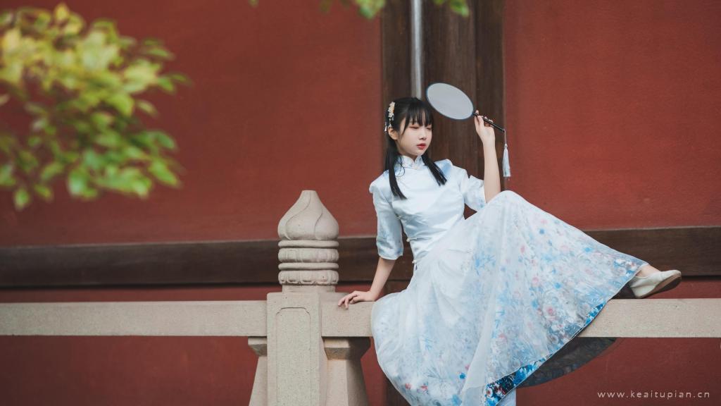 民国风古装少女养眼唯美写真高清壁纸图片