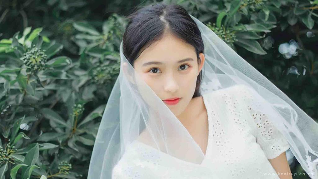 森系小清新美女迷人高清写真图片桌面壁纸