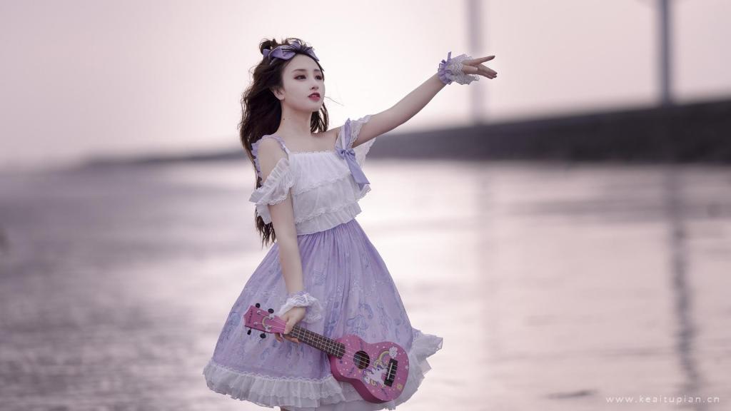 甜美少女清甜唯美洛丽塔写真图片桌面壁纸