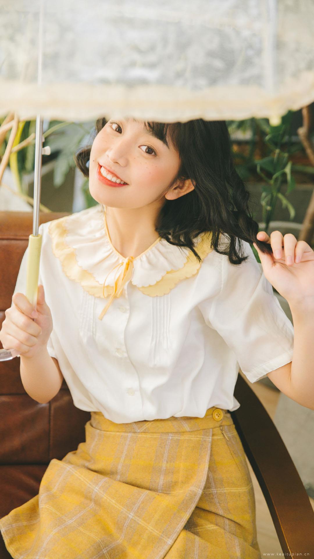 清新活力美女元气写真图片
