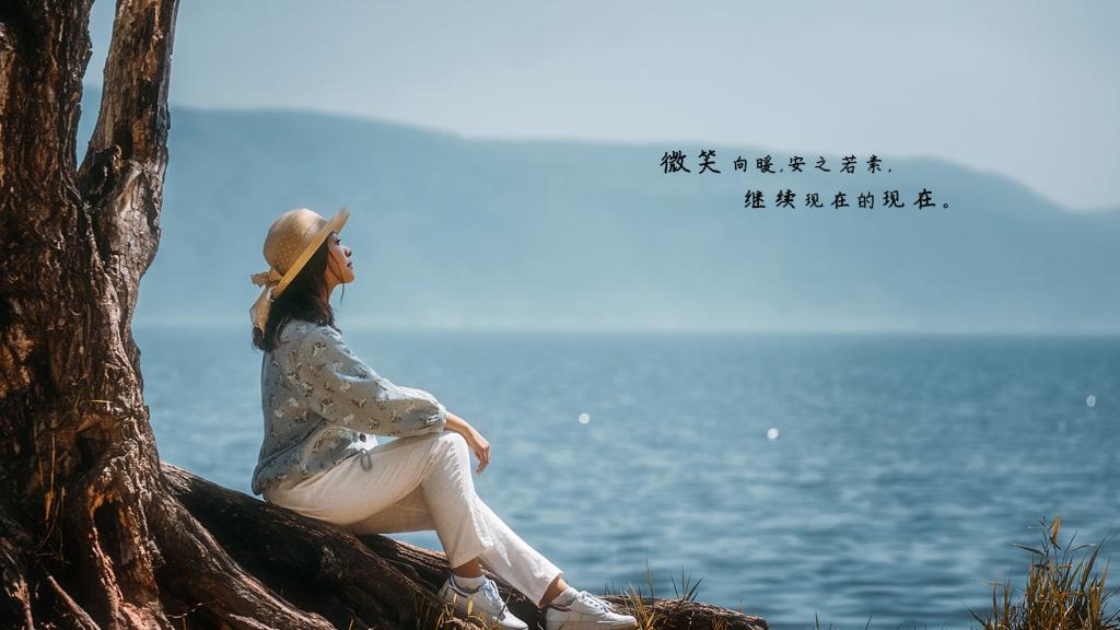 梦醒了无痕伤感美女高清桌面壁纸图片