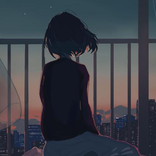 动漫背影头像 动漫背影头像图片女