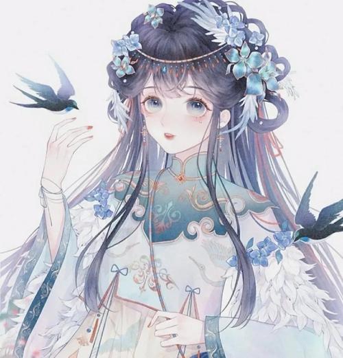 古风漫画头像图片手绘 超级好看的头像图片古风动漫女