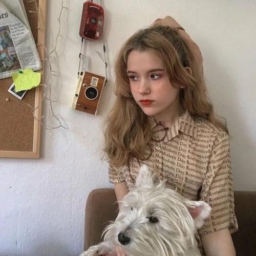 ins复古欧美风头像图片 欧美ins风格头像