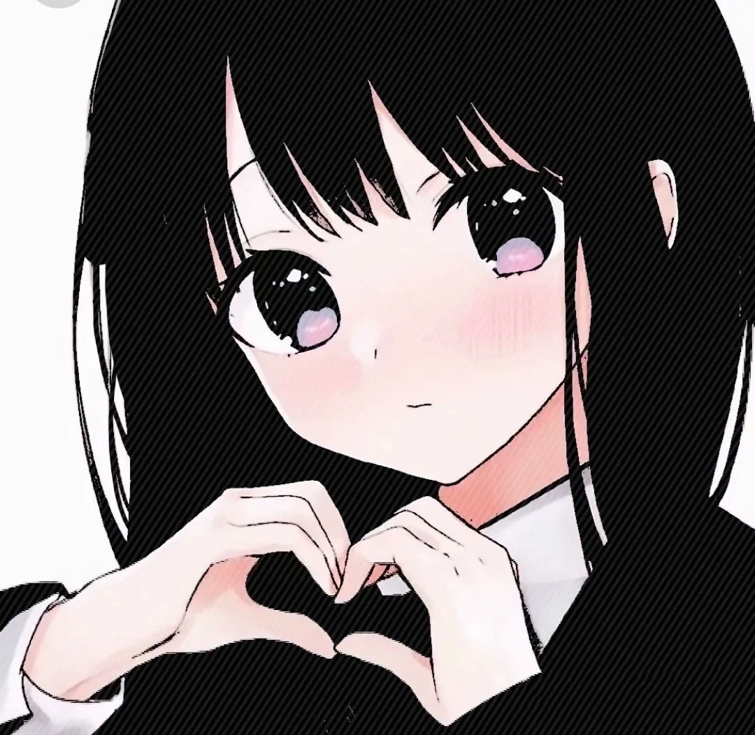 女生动漫黑白头像可爱图片 女生黑白动漫图片头像