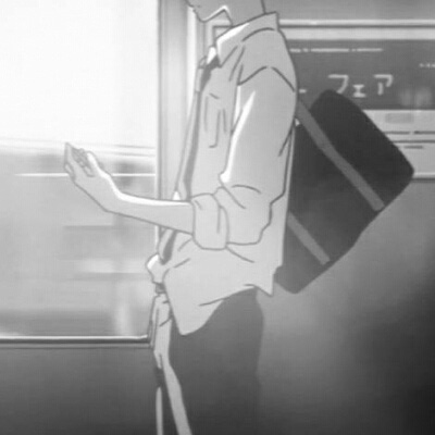 黑白情侣一对两张 丧系风格情侣头像图片