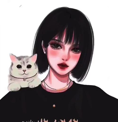 短发卡通头像 短发卡通头像图片女