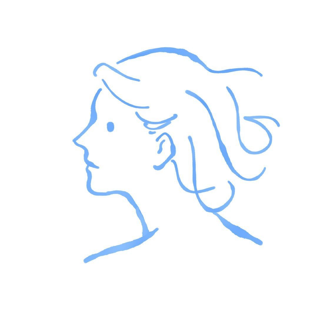 男生的简笔画头像 人物简笔画头像女孩图片