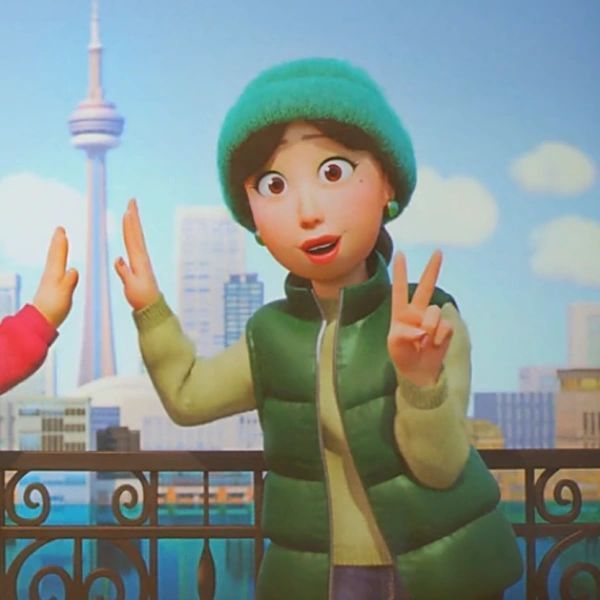 动画电影《青春变形记》母女头像一人一张