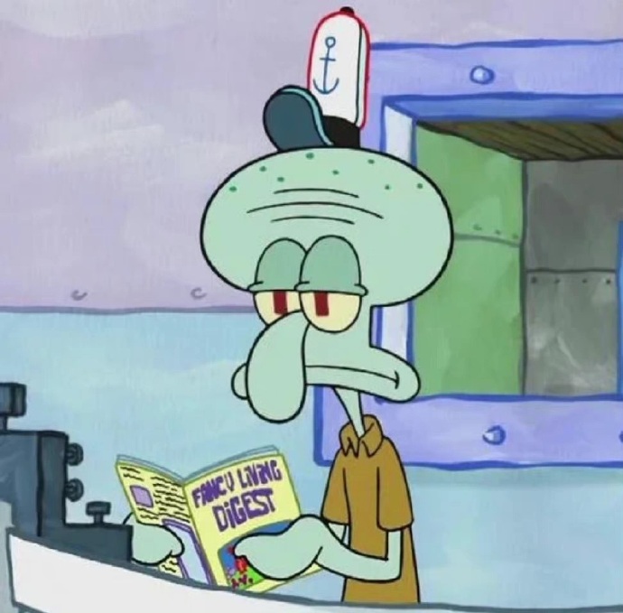 emo的章鱼哥丧系头像图片 个性章鱼哥头像图片大全