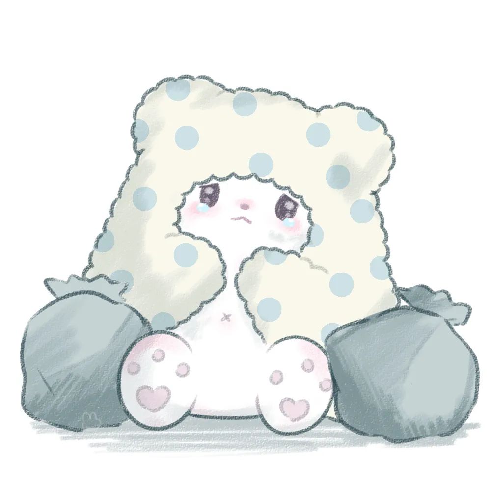 三丽鸥全体捡垃圾头像图片可怜可爱又搞笑