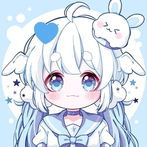 可爱头像女生卡通 恐龙头像女生可爱卡通图片