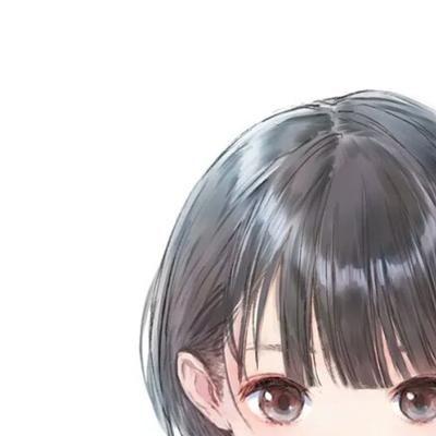 短发女孩卡通头像 短发女生卡通头像图片