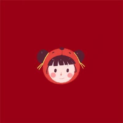 好看的红色微信头像 微信头像图片红色经典