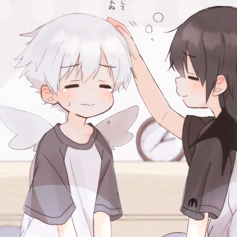 卡通情侣头像一人一张 一男一女头像情侣