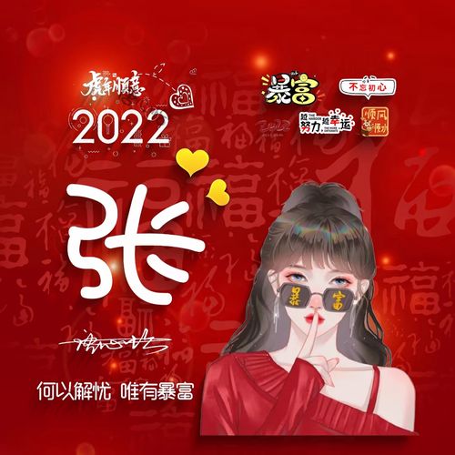 姓氏新年头像 过年姓氏微信头像图片大全