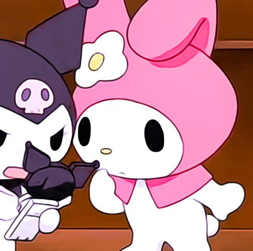 库洛米闺蜜头像 库米洛情侣头像