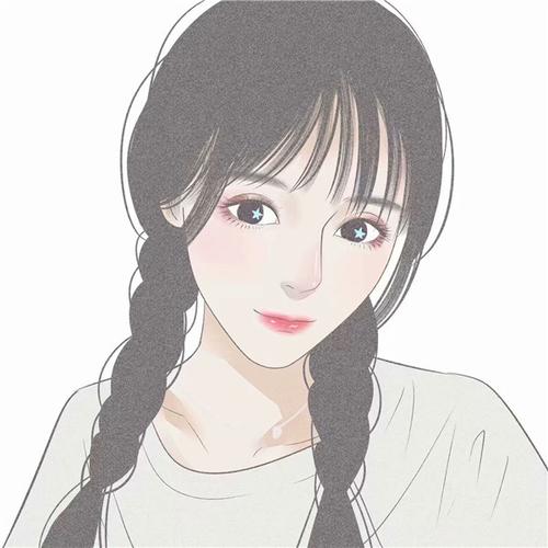 手绘头像女生唯美简约 高清手绘头像女生唯美简约