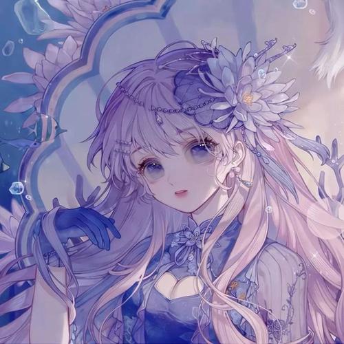 蓝色动漫头像 蓝色系动漫头像